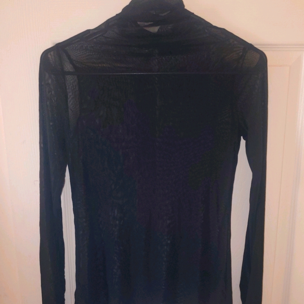 COPY - Sheer turtle neck top